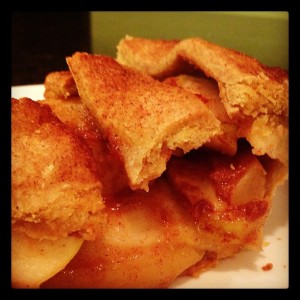 mile high vegan apple pie from the herbivore house